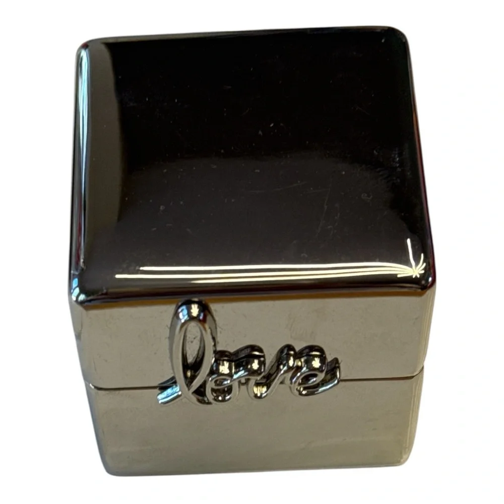 Silver Wedding Ring Box